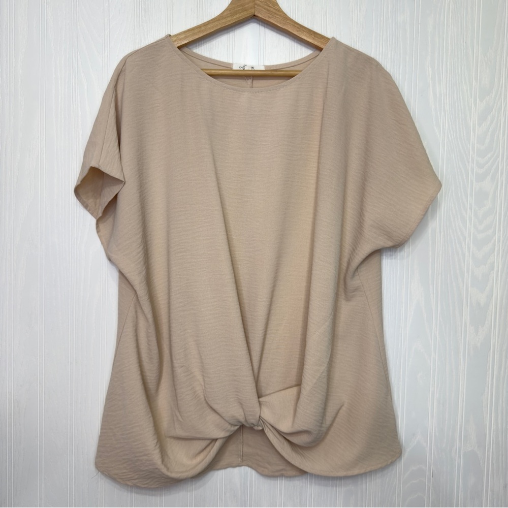 Beacon Apparel short sleeve cream top size XXL - Picture 2 of 10